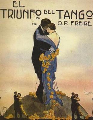 afiche tango partitura